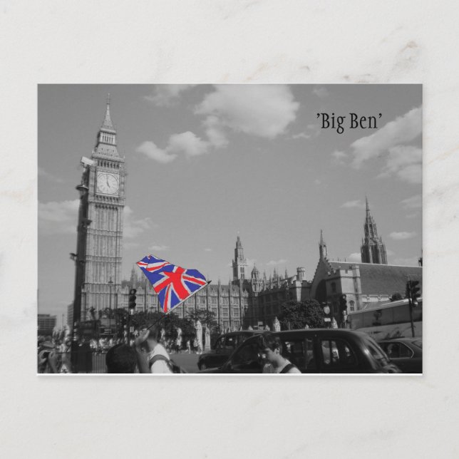'Big Ben' Postkarte (Vorderseite)