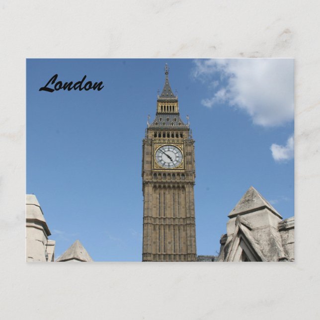 Big Ben Postkarte (Vorderseite)
