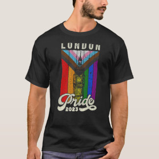Big Ben Progress Pride Flag 2023 in London T-Shirt