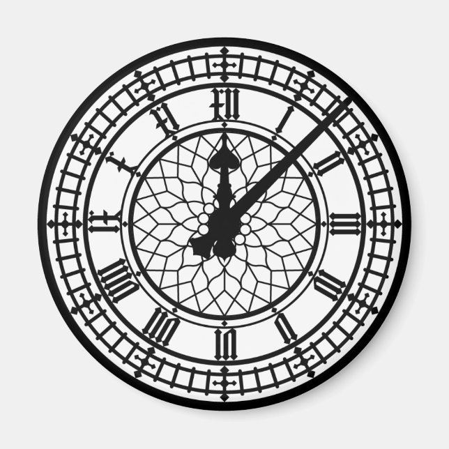 Big Ben Tower Clock Magnet (Vorne)