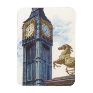 Big Ben Uhrturm im Palace of Westminster Magnet