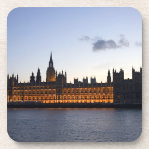 Big Ben und das Houses of Parliament in der Stadt Untersetzer