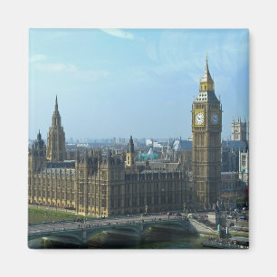 Big Ben und die Häuser des Parlaments London Magnet