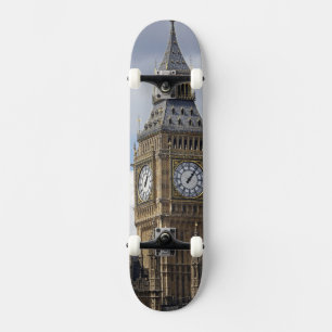 Big Ben und Houses of Parliament, London, Skateboard