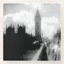 Big ben und Parlament Glasuntersetzer