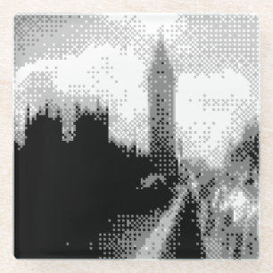 Big ben und Parlament Glasuntersetzer