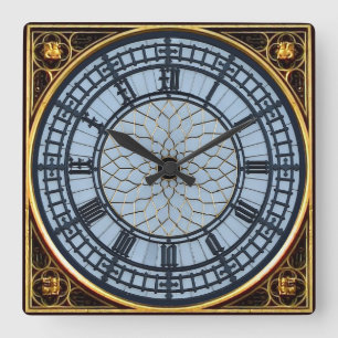 Big Ben Wall Clock Quadratische Wanduhr