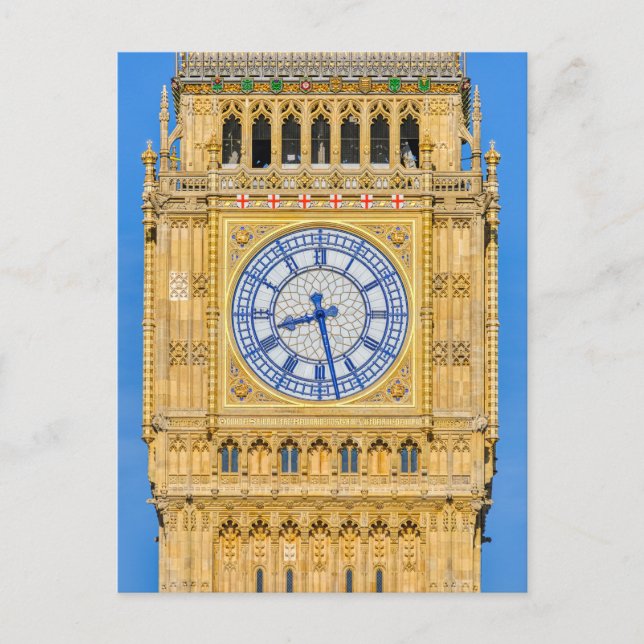 Big Ben, Westminster, London Postkarte (Vorderseite)
