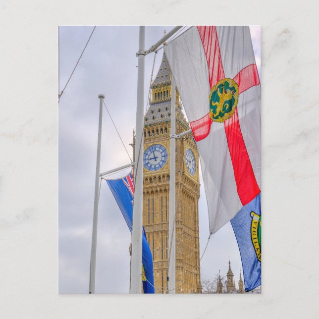 "Big Ben" Westminster, Londres Carte postale brita (Devant)