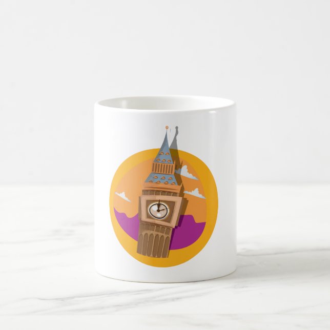 Big Ben Westminster-Uhrturm Kaffeetasse (Mittel)