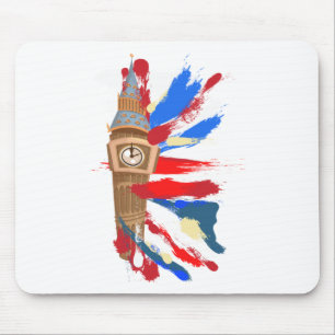 Big Ben Westminster Uhrturm Mousepad