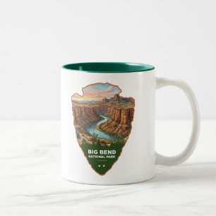 Big Bend National Park Arrowhead Zweifarbige Tasse