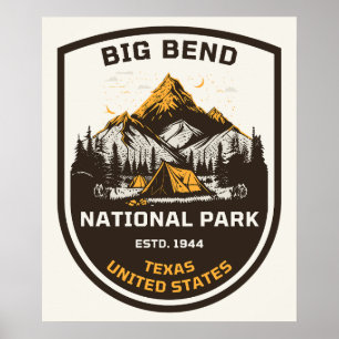 Big Bend National Park Outdoor und Natur Poster