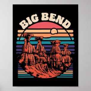 Big Bend National Park Souvenir Texas Outdoors Wan Poster