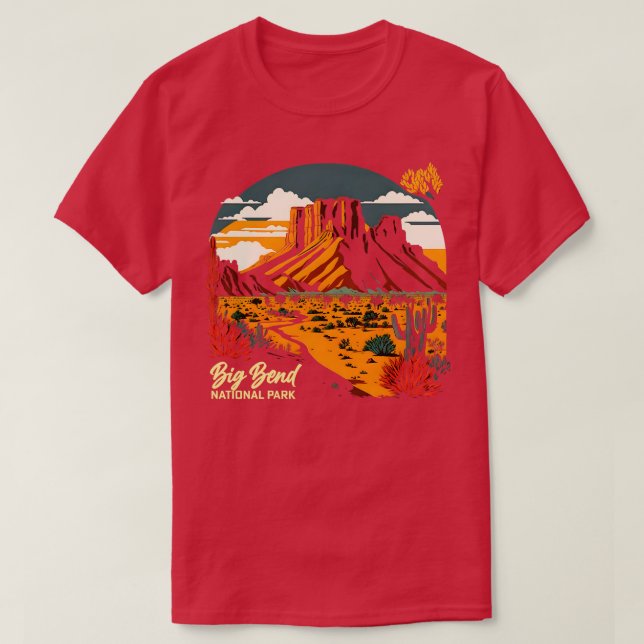 Big Bend National Park Texas T-Shirt (Design vorne)