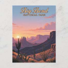 Big Bend National Park Travel Postkarte
