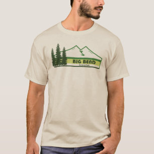 Big Bend Nationalpark Grüne Streifen T-Shirt
