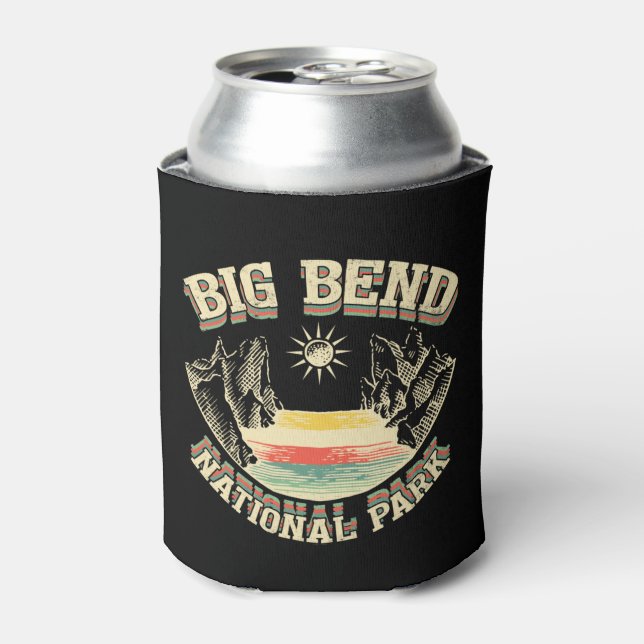 Big Bend Nationalpark Retro Dosenkühler (Kanne Vorderseite)