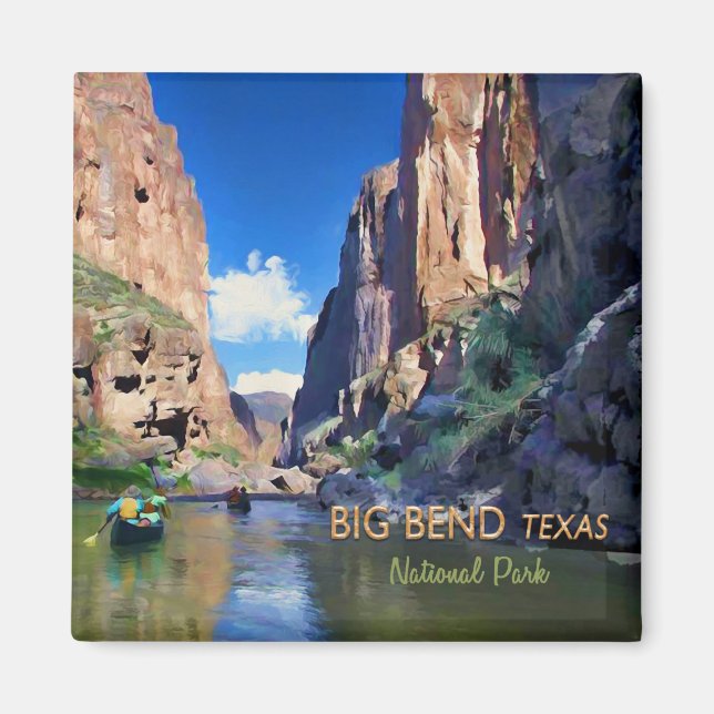 Big Bend Texas Nationalpark Mariscal Canyon Magnet (Vorne)