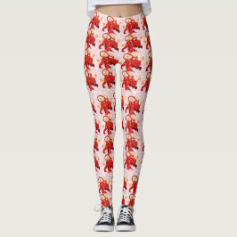 Big Bengali Cat Models Tiger Leggings