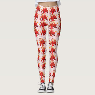Big Bengali Cat Models Tiger Leggings