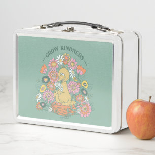 Big Bird   Grow Kindness floral Graphic Metall Brotdose