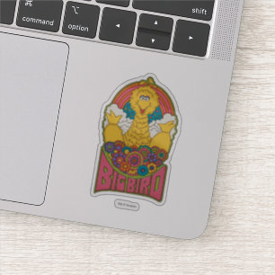 Big Bird   Psychedelisch Aufkleber