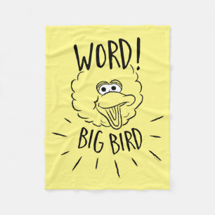 Big Bird Skate Logo - Word! Big Bird Fleecedecke