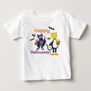 Big Bird und Count Happy Halloween Baby T-shirt