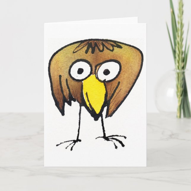 Big Birdie Notecard Karte (Vorderseite)