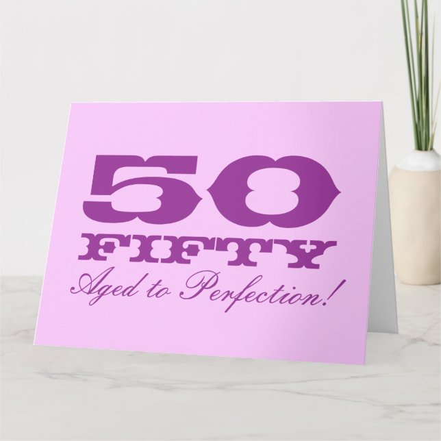 Big Birthday Card für Frauen | Extra große Größe Karte (Vorderseite)