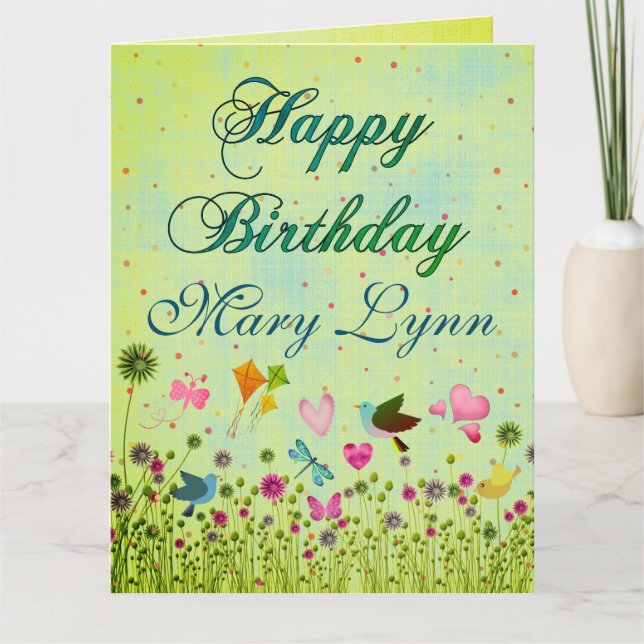 Big Birthday Card Karte (Vorderseite)