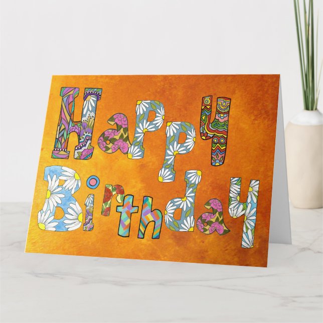Big Birthday Card Karte (Vorderseite)
