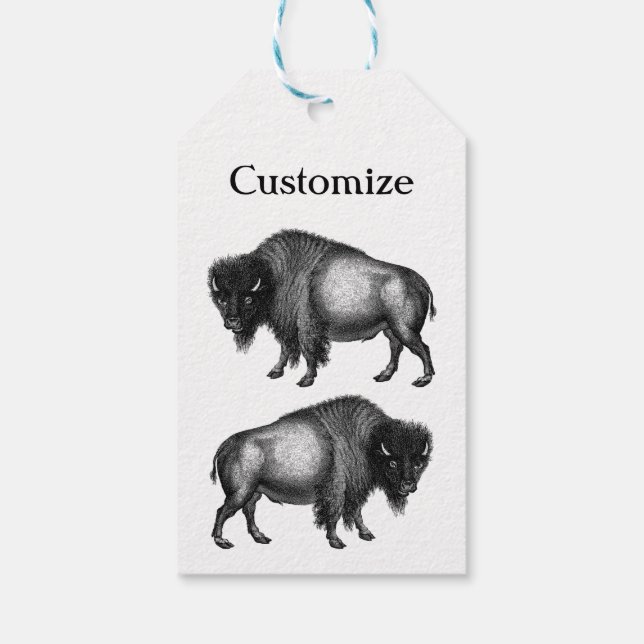 Big Bison Buffalo Thunder_Cove Geschenkanhänger (Rückseite)