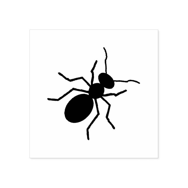 Big Black Ant Art Rubber Briefmarke Gummistempel (Prägung)