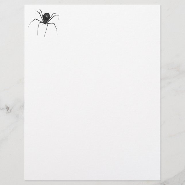 Big Black Creepy 3D Spider (Vorderseite)