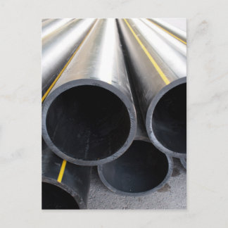 Big Black Pipe Schließkunststoff mit großem Durchm Postkarte