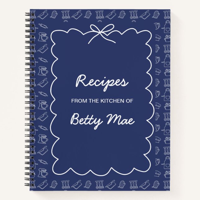 Big Blank Cookbook Write Your Own Favorite Recipe  Notizbuch (Vorderseite)