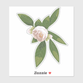 Big Bloom Camellia Charm Aufkleber