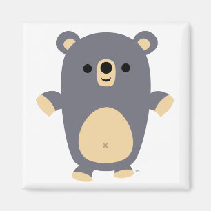 Big Blue Cartoon Bärenmagnet Magnet