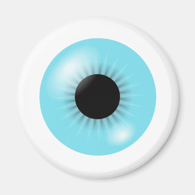 Big Blue Eyeball-Magnet Magnet (Vorne)