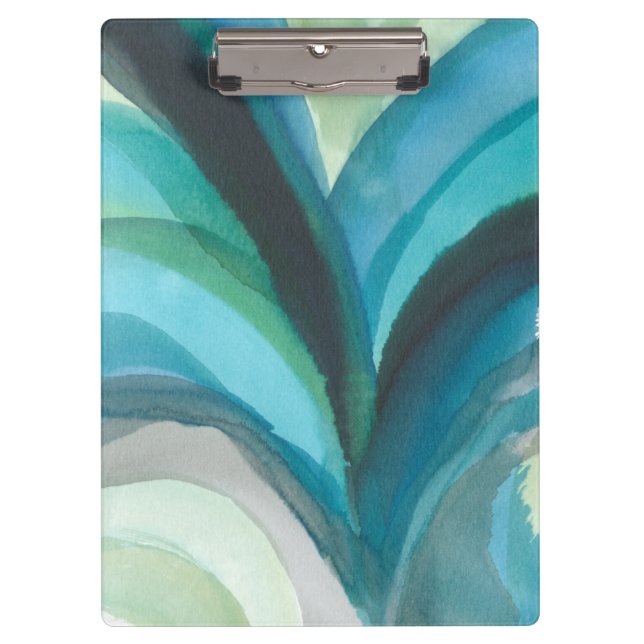 Big Blue Leaf I Klemmbrett (Vorderseite)