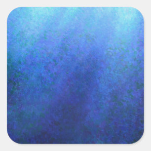 Big Blue Quadratischer Aufkleber