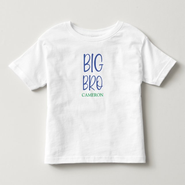Big Bly - Geschwistername Kleinkind T-shirt (Vorderseite)