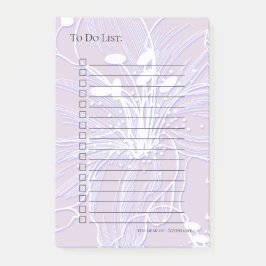 Big Bold Hibisken Blume wählen FARBE Post-it Klebezettel