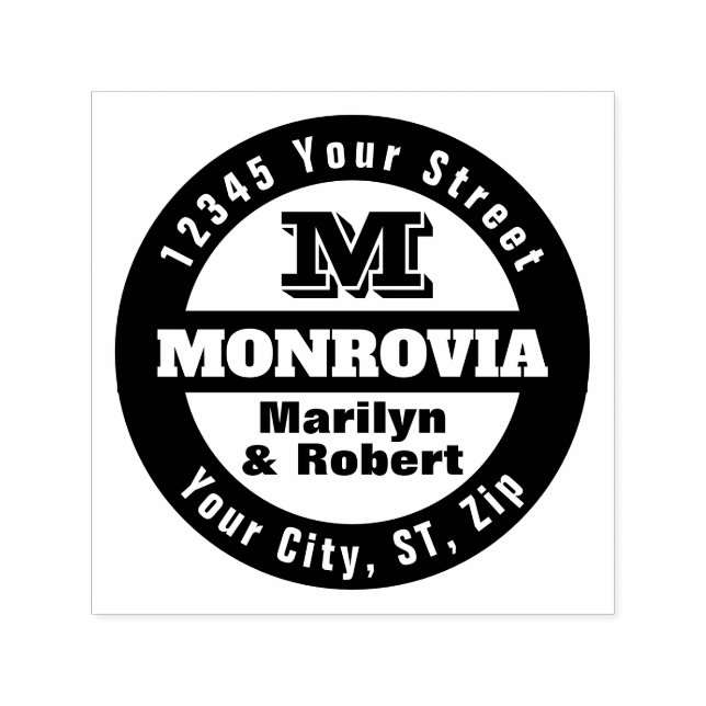 Big Bold Large Print Permastempel (Design)