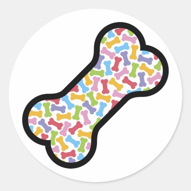 Big Bone Runder Aufkleber (Vorderseite)