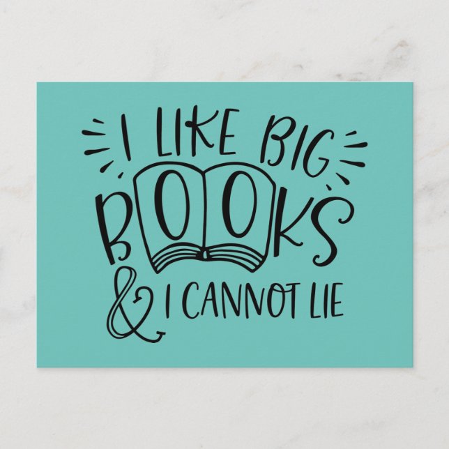 Big Books Postkarte (Vorderseite)