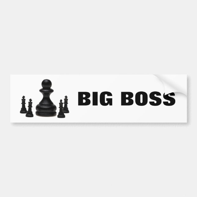 Big Boss Autoaufkleber (Vorne)