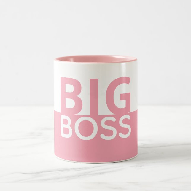 Big Boss Contrast Tasse (Mittel)